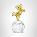 SWAROVSKI Kris Bear Ready to Disco Collectible Figurine, Yellow and Clear Crystals, Part of the Swarovski Kris Bears Collection