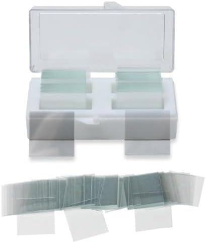 Standard Microscope Cover Slips, #1 Thick, 22x22mm, Karter Scientific 211Z3 (Pack of 200)