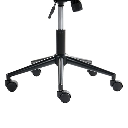 Sedia Da Ufficio Rosa Con Seduta E Schienale In Velluto A Coste, Girevole, Regolabile In Altezza, Moderna, Per Home Office - 8