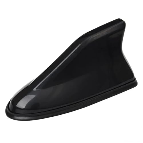 Antena de Techo Tipo Aleta de tiburón para Coche, con Amplificador de señal Am/FM para Radio. Antena de Coche Antenas para vehículos(Black)