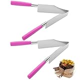CHQLPBF 2pcs Cake knife slicer,Stainless Steel Cake Server,pie server,cake cutter,for Birthday party