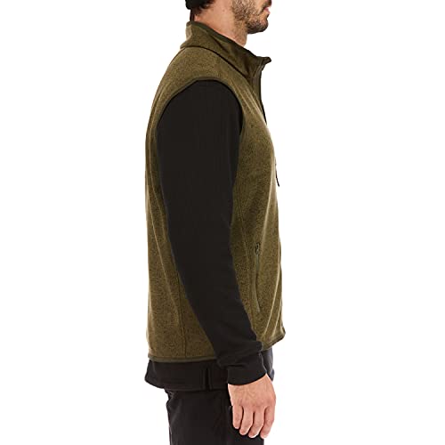 Image of Smith's Workwear mens Full Zip Sweater Fleece Vest