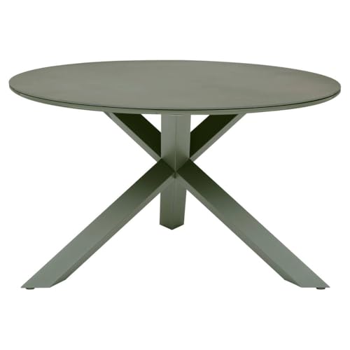Hespéride - Table de Jardin 6 Places oryon d130cm Vert Laurier