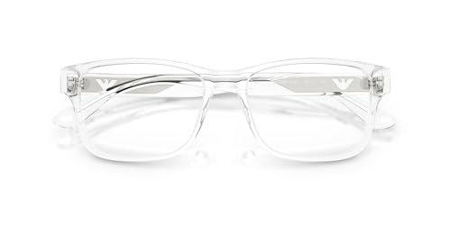 Image of Emporio Armani mens Ea3239 Rectangular Prescription Eyewear Frames