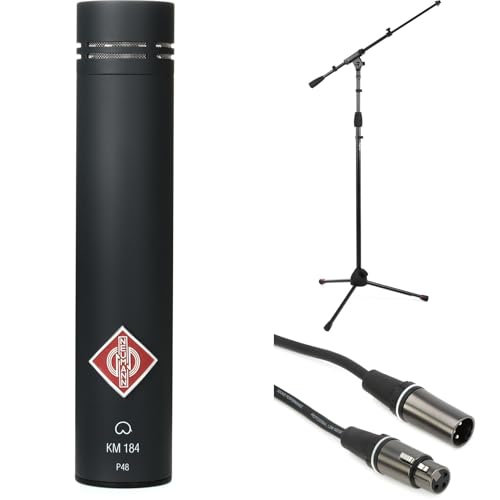 Neumann KM 184 Black Package - Stand and Cable