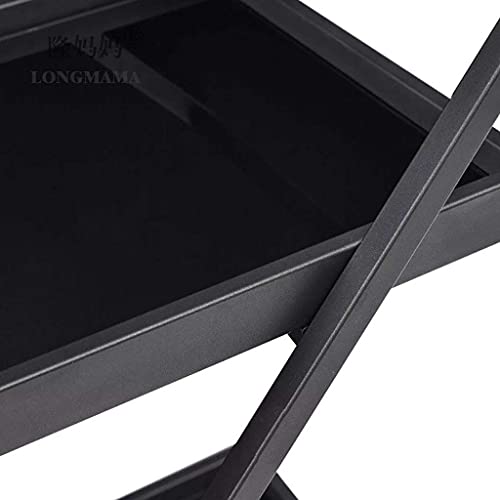 Soporte para vino de hierro forjado negro 2 niveles miniatura 5