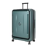 Pirtecin 28 Inch Luggage with Spinner Wheels & TSA Lock, Expandable PC Hardside Large Checked Luggage with Top Opening, Durable Lightweight Rolling Suitcase, Green