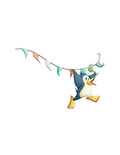 Sticker polaire pingouin pour masquer un mur vide sans peindre - 2