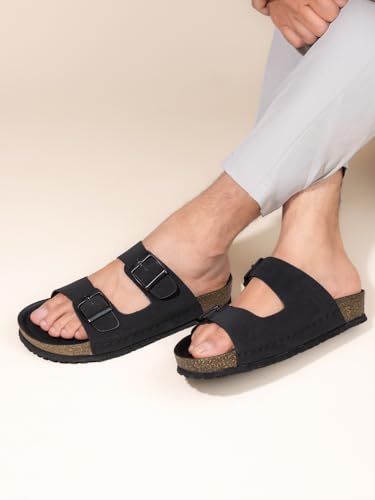 Image of FENTACIA Men Sandals | Lightweight | Padded and Comfortable | Birken Sandals For Dailywear and Regular Use and Casual Outings