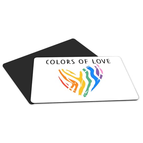 Set de table LGBTQ+ dessous caoutchouc blanc cadeau lot de 4