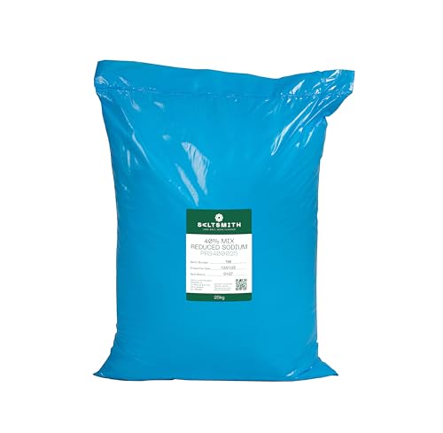 Saltsmith - 40% Reduced Sodium Salt | 60% Sea Salt, 40% Potassium Chloride | Less Salt More Flavour | 25KG