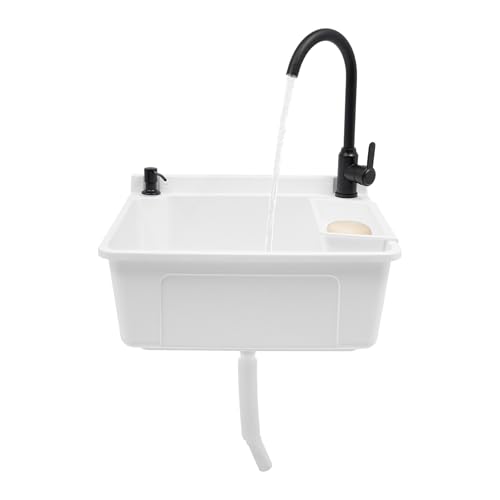 Plastic Laundry Sink with Soap Dispenser