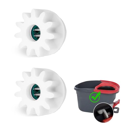 Listado de Ruedas dentadas los 5 mejores. 41 SAHENITEANA Embrague de Repuesto unidireccional, fácil fregona Pedal, Escoba giratoria, rodamiento de cubeta de Rueda Dentada, reparación para O-Cedar, Vileda y más fregona de...