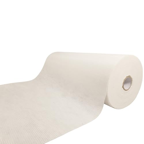 SA Baustoffe® Spezialvlies für Dachabdichtung, Zusätzlich verstärktes, 0,50 x 50m, 120 g/m2, Dachvlies, Vlies für Flüssigkunststoff, Stabilisierungsvlies, Polyestervlies