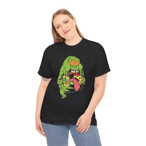 Retro Slimer Goofy Tee, Perfect for Halloween, Movie Night, Casual Wear, Gift for Nerds2