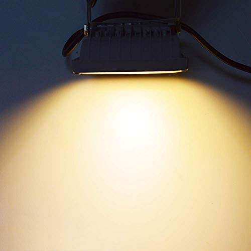 Lysed Luz de inundação LED 50W CC 12V-60V, luz de inundação branca quente de baixa tensão 12 volts l