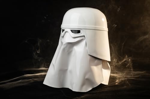 Koshowgic SW Black Series Helm für Erwachsen – Clone Commander Harz Helm, Deluxe Cosplay Requisite Halloween Kostüm Sammlerstück (Snow Trooper)