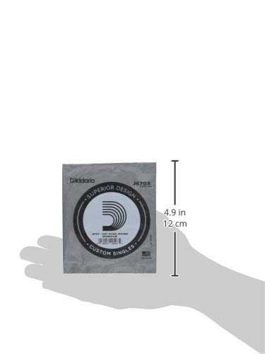 Corde Mandoline D'Addario J6703 .025 Nickel | Corde Unique Remplacement Nickelée