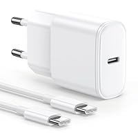 iPad Ladekabel und iPad Ladegerät, 20W iPad Pro Ladegerät Ladekabel mit 2M USB-C Kabel Schnellladekabel für iPad Pro 13/12.9/11, Air 5/4 Gen 11/13, i-Pad 10/11 Generation, iPhone 16 16e 15 Max