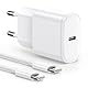 iPad Ladekabel und iPad Ladegerät, 20W iPad Pro Ladegerät Ladekabel mit 2M USB-C Kabel Schnellladekabel für iPad Pro 13/12.9/11, Air 5/4 Gen 11/13, i-Pad 10/11 Generation, iPhone 16 16e 15 Max