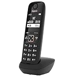 Gigaset A694HX - Cordless DECT Telephone - Additional Handset - High Contrast Display - Great Audio Quality, Black [UK Version] [Without Base]