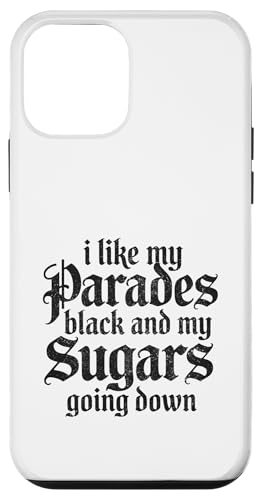 I Like My Parades Black And My Sugars Going Down Emo Goth �X�}�z�P�[�X iPhone 12 mini �p