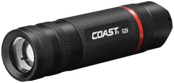 Coast - 21664 COAST G29 Linterna LED de enfoque de 370 lúmenes, baterías incluidas en negro