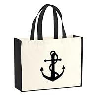 Generous Anchor Carry bag with a volume of 21 liters: This bag made of jute and cotton offers enough space for shopping, beach utensils or everyday items. More environmentally friendly Anchor Shopper: Made from sustainable Materials, this shopping ba...