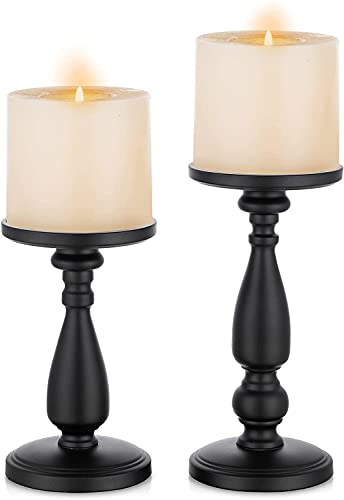 Candle Holders For Pillar Candles Metal Candlestick Holder 2 Pcs Candleholders Stand For Led Tea Light Candles, Ornament For Birthday, Wedding And Home Decoration #TOP15