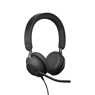 Jabra Evolve2 40 SE - Kabelgebundenes Stereo-Headset mit Geräuschunterdrückung und 3-Mikrofon-Technologie - USB-C-Kabel - für MS Teams zertifiziert, auch mit anderen Plattformen kompatibel - Schwarz