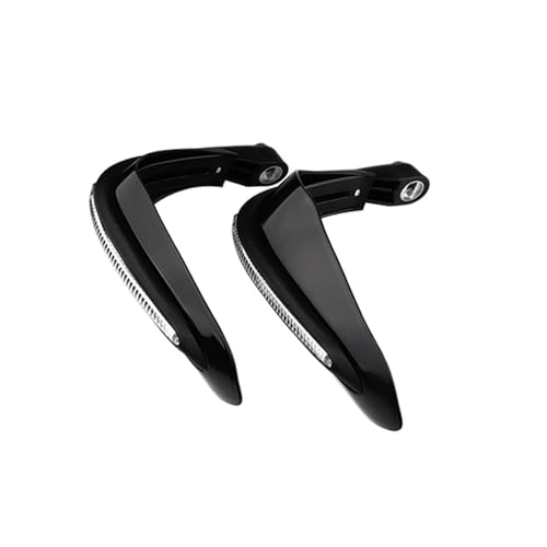Protège-mains universels pour moto équipés d'un protecteur guidon noir résistant