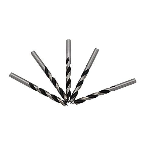 Brad Point Drill Bits 8mm (5/16") Wood Drill Bit Set Woodworking Drills High Carbon Steel for Furniture Hardwood Softwood Cupboard Wardrobe 5 Pack Cover