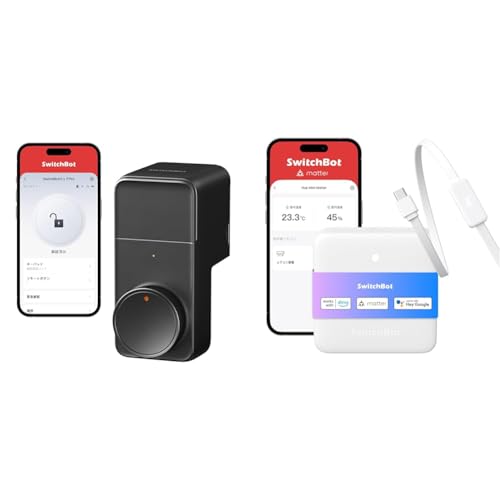 yZbgzSwitchBot X}[gbN v X}[gL[ I[gbN hAbN Alexa Google Home Siri Ή uΉ hƑ΍  + yAmazon.co.jpz X}[gR nu~j MatterΉ 