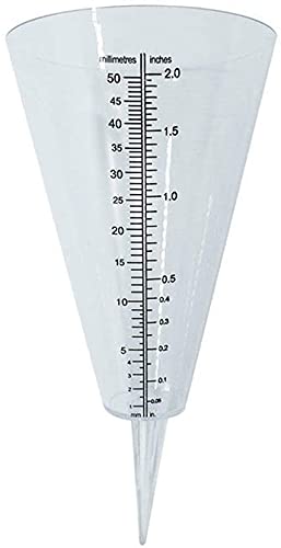 Cone Rain Gauge Rain Gauge Measurement Ground Rain Gauge Plastic DIY Craft Garden Transparent Cone Water Ground Garden Outdoor Measurement Tool Outdoor Nice Design