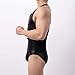 Cambkatl Men's Faux Leather Wrestling Singlet Jockstraps Corssover Sissy One-Piece Jumpsuit Stretch Leotard Bodysuit