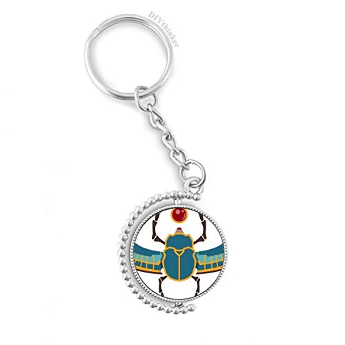 Beetle atonisme key ring chain avec système rotatif fluide et robuste