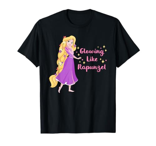 T-shirt Disney Princess Rapunzel look magique pour l'école et les loisirs