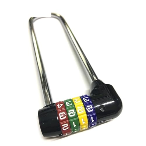 Serrure à code pour porte d'armoire placard vélo moto 160mm rouge
