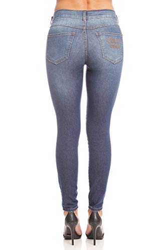 Calça jeans Bia, Colcci, Feminino, Azul (Índigo), 38