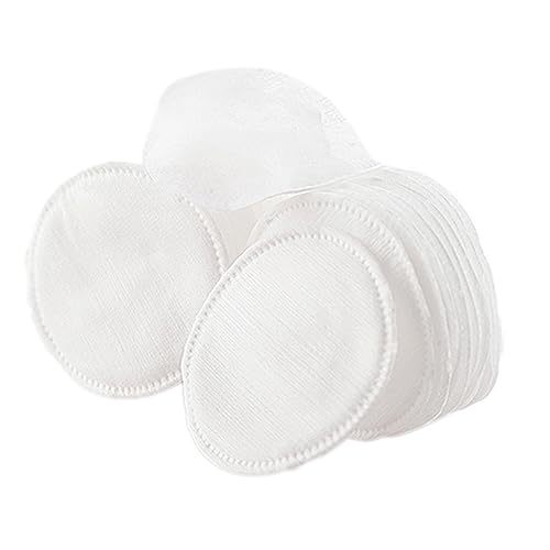 BIUDECO 60pcs Round Makeup Remover Pads Cotton Pads for Face Makeup Remover Wipes Safe Odorless Three Layer Design
