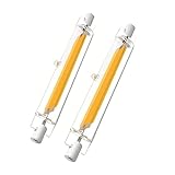 💡Dimmbar:Diese R7S LED Stab ist Dimmbar（anpassen30%-100%） . Sie können auf die richtige Helligkeit umschalten, um eine angenehme Atmosphäre zu schaffen.
