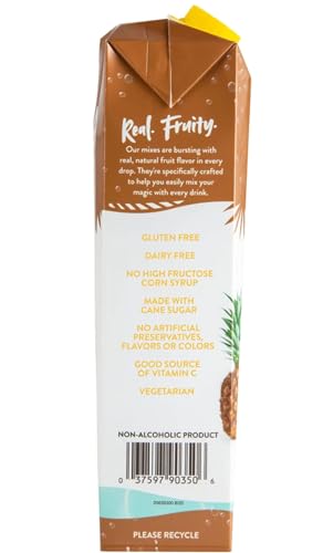 Island Oasis Pina Colada Beverage Mix, 33.8 fl oz (1 Liter) Pack of 2