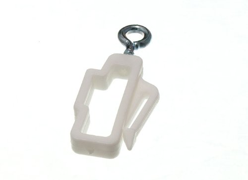 Onestopdiy.com - Fermatenda per tende Swish Whitetine, 400 pezzi