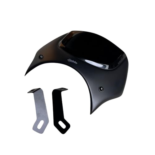 Diabolus by K-SPEED �z���_�n���^�[�J�uCT125�p�E�C���h�V�[���h �X�N���[�� �c�[�g�[���J���[ ���h �J�X�^���p�[�c CT115 / Diabolus Two-Tone Windshield for Honda CT125 (Blac