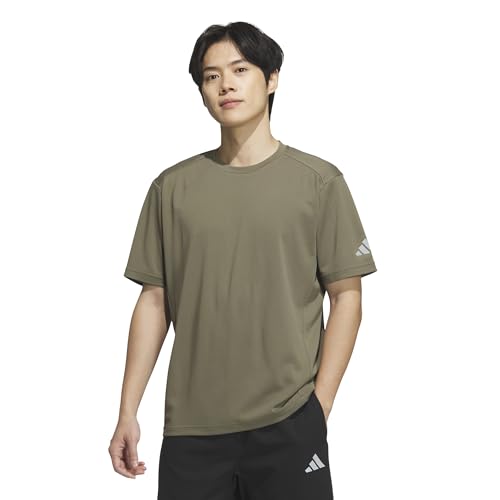adidas 半袖 TシャツADPTN レギュラーフィット ダブルニット 半袖Tシャツ KQD47メンズ