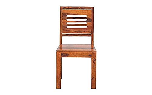 Image of Sheesham Wood 6 Seater Dining Table Set for Home Hall || Solid Wood Dining Table with 4 Chairs and Bench for Hotels || Dining Room Sets Honey Finish