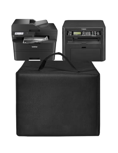 Image of Printer Dust Cover for Brother DCP-L2640DW Laser Printers | Universal Case Protector for Canon Image Class D570 Printers Anti-Static Waterproof Printer Covers(Cover Only) (Black)