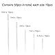 HeyWin Pipette,Enthält 10ml 5ml 3ml 1ml 0.2ml,10 Stück jeder Spezifikation,Einwegpipetten verwendet im Labor,auch verwendet für die Übertragung von Augentropfen, ätherisches Öl Et