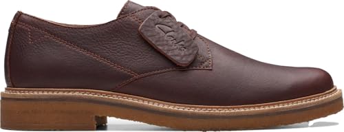 Image of Clarks Men's Clarkdale Derby Oxford, British Tan Leather, 7
