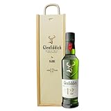 Personalised Glenfiddich 12 Year Old Single Malt Scotch Whisky Gift Set – 35cl Bottle | Custom Wooden Presentation Box | Premium Mini Whisky Gift for Him or Her by Beerhunter (40% ABV)